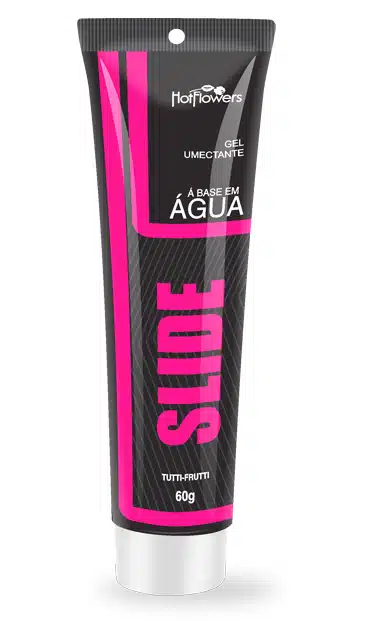 Гель на водной основе "Slide" с ароматом и вкусом тутти-фрутти, 60ml 
